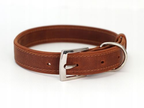 Obroża dla psa z identyfikatorem Cognac rozmiar M na Arena.pl