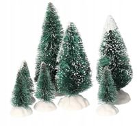 CHOINKA CHOINKI DEKORACYJNE SZTUCZNE DRZEWKO 7SZT