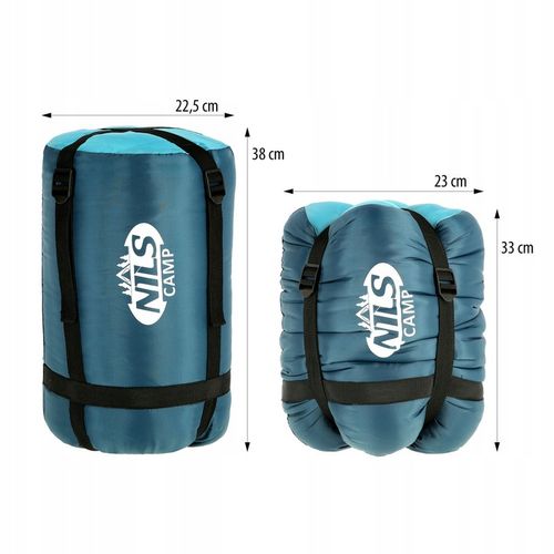 NILS NC2012 ŚPIWÓR SZARO-NIEBIESKI pod namiot 80x220 na Arena.pl