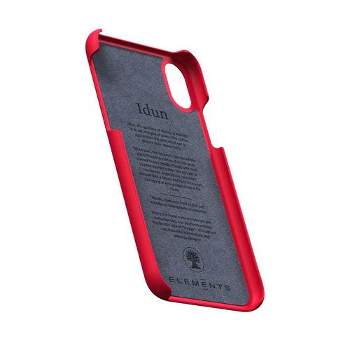 Materiałowe etui do iPhone Xs / X (Red) na Arena.pl