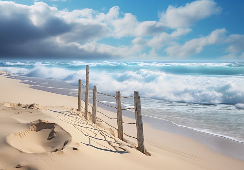 Plakat 100x70cm Szepty Oceanu zdjęcie 1