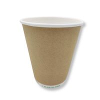 kubek papierowy na kawę plastic free 300ml 25szt eko