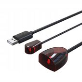 PRZEDŁUŻACZ PILOTA do zabudowy dekodera kabel przewodowy PODCZERWIEŃ IR 2m