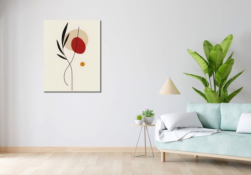 Obraz 70x90cm Esencja Przerysu zdjęcie 2