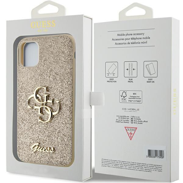 Etui Guess do iPhone 11, iPhone XR, Złoty zdjęcie 8
