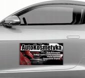 MAGNES na samochód auto MATA MAGNETYCZNA REKLAMA 30x60 CM AUTOKOSMETYKA