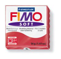 masa termoutwardzalna fimo soft 57g - karminowa - 26