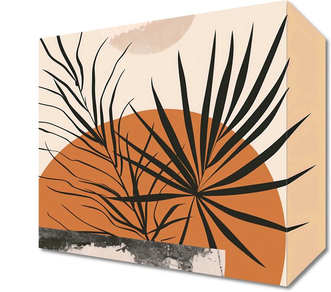 Obraz 20x20cm Palmowy Zachód zdjęcie 1