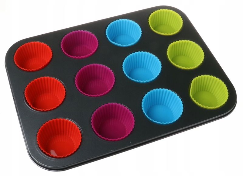 Forma na MUFFINKI 12 Babeczki Silikonowe 4188 zdjęcie 1