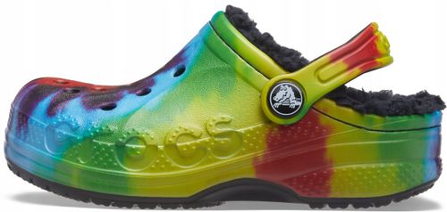 Cieplutkie Dziecięce Klapki Z Futerkiem Crocs 28,5 na Arena.pl