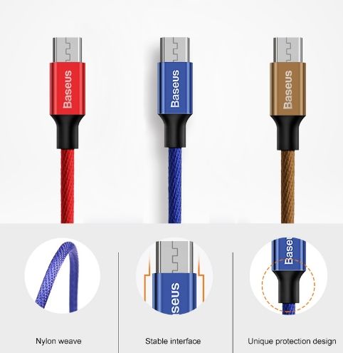 KABEL BASEUS 1.5M MICRO-USB PRZEWÓD 2A JAKOŚĆ na Arena.pl