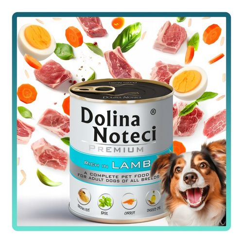 MOKRA KARMA DLA PSA DOLINA NOTECI PREMIUM PUSZKA PIES MIX SMAKÓW 10 X 800G na Arena.pl