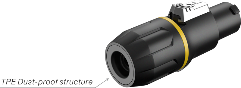 Wtyk głośnikowy 4-pin Roxtone RS4FP-YL zdjęcie 3