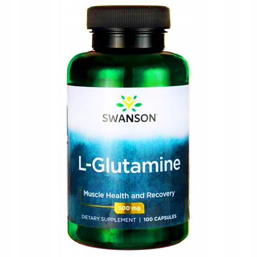 2x SWANSON L-Glutamina 500 mg 100 kaps. na Arena.pl