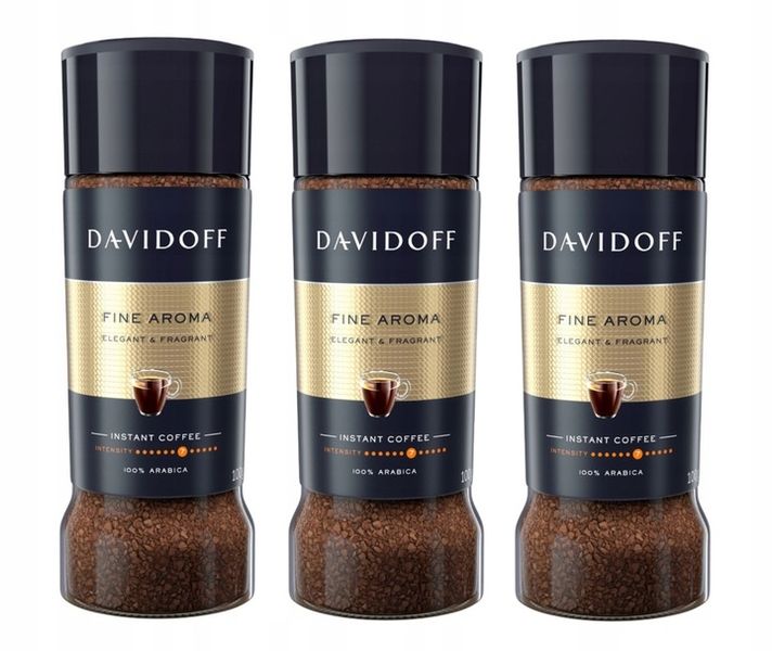 Kawa rozpuszczalna Tchibo Davidoff Fine Aroma 100g x3 zdjęcie 1