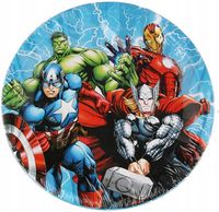 TALERZYKI PAPIEROWE AVENGERS ZESTAW URODZINOWY NA PRZYJĘCIE TACKA 6SZT