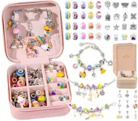 Koraliki do Robienia Bransoletek Naszyjników Biżuterii Zestaw + GRATIS !