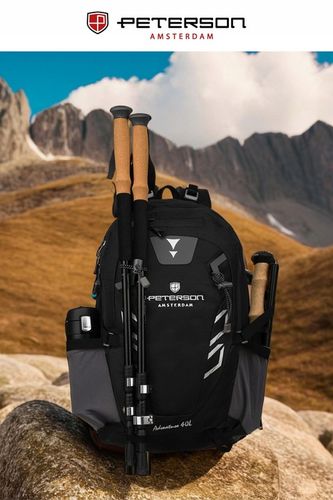 Plecak trekkingowy 40L PETERSON sportowy turystyczny w góry z pokrowcem na Arena.pl