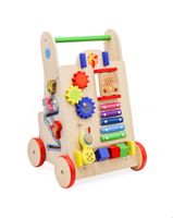 DLA DZIECI 6W1 PCHACZ CHODZIK DREWNIANY