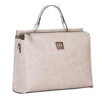 Elegancka teczka na dokumenty z tłoczonym wzorem krokodylej skóry — Monnari