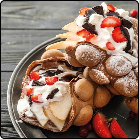 GOFROWNICA PYSZNE GOFRY BĄBELKOWE EGG BUBBLE MAKER na Arena.pl