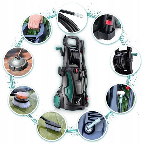 MOCNA MYJKA CIŚNIENIOWA 180bar POMPA ALUMINIOWA 2400W TURBO L8 + na Arena.pl