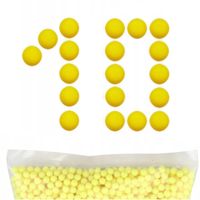 AMUNICJA NABOJE KULKI PLASTIKOWE BEZSZWOWE 6mm 100 sztuk do ASG PISTOLETU