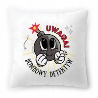 Dla Detektywa Poduszka Na Urodziny Na Prezent Z Nadrukiem Ze Zdjęciem