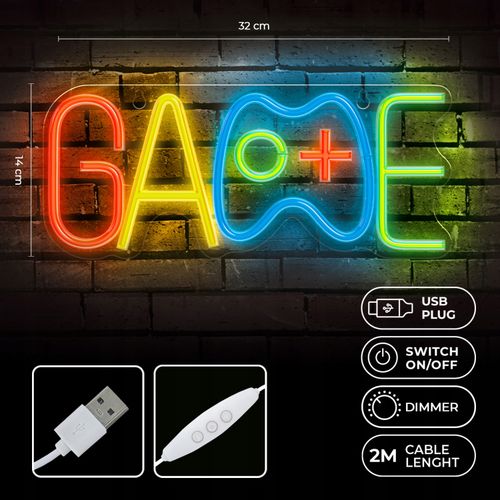 Forever Light Neon PLEXI LED GAME multikolor FPNE40 na Arena.pl