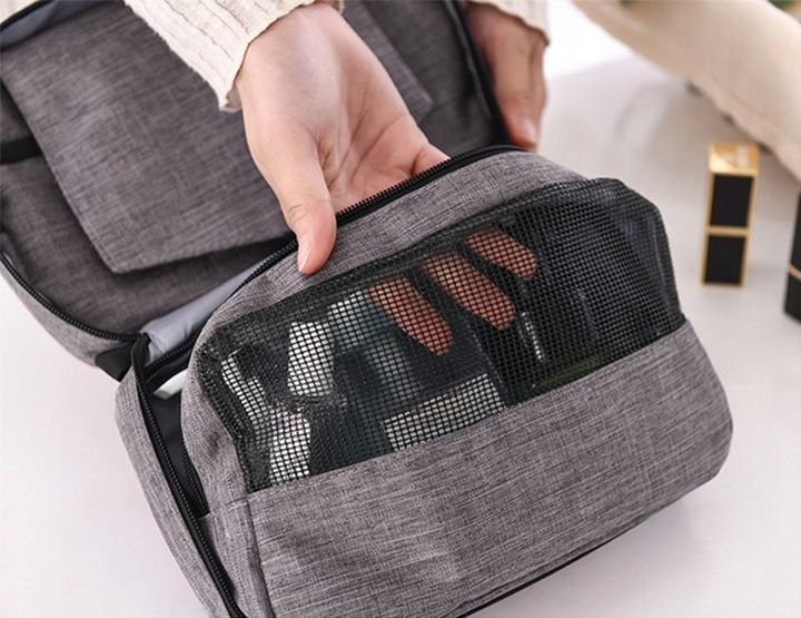 Zestaw Do Brody Kosmetyki Szczotka Wzornik ORGANIZER dla Brodacza zdjęcie 14