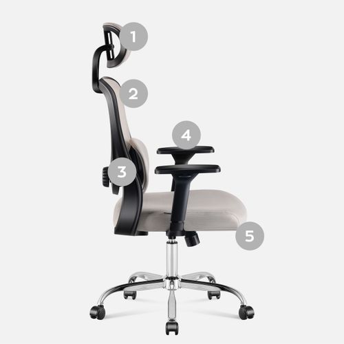 Fotel ergonomiczny Huzaro Manager 3.2 Grey na Arena.pl