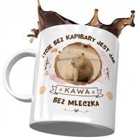 Kubek Kapibara Na Urodziny Imieniny Prezent Z Nadrukiem Ze Zdjęciem