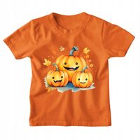 KOSZULKA DZIECIĘCA NA DZIEŃ DYNI HALLOWEEN JESIENI DO PRZEDSZKOLA SZKOŁY
