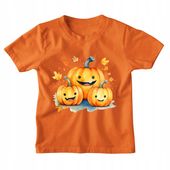 KOSZULKA DZIECIĘCA NA DZIEŃ DYNI HALLOWEEN JESIENI DO PRZEDSZKOLA SZKOŁY