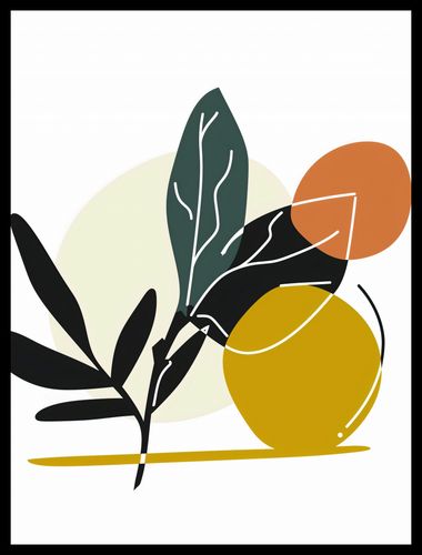 Plakat 75x100cm Elegancka Flora na Arena.pl