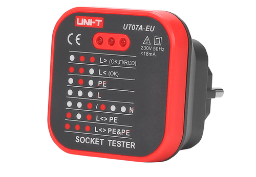 TESTER GNIAZD ELEKTRYCZNYCH UNI-T UT07A-EU na Arena.pl