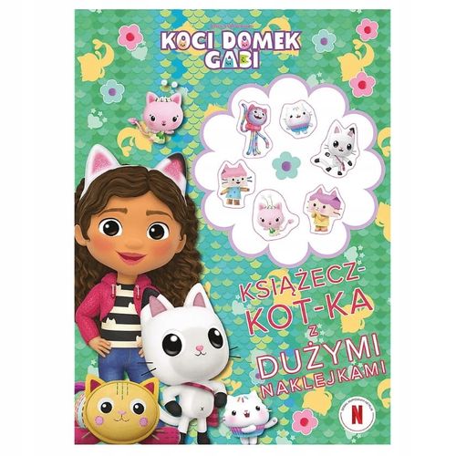 KSIĄŻECZ-KOT-KA Z DUŻYMI NAKLEJKAMI KS97641 na Arena.pl