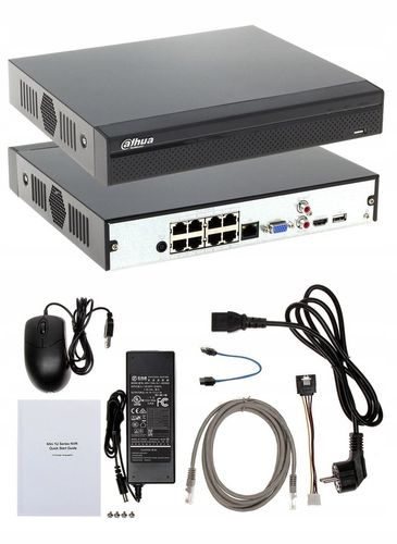 MOCNY Zestaw Monitoringu DOMU do rozbudowy 4 KAMERY IP DAHUA POE 4 MPx na Arena.pl