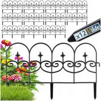 Obrzeże ogrodowe tworzywo sztuczne 714 cm x 34 cm czarny