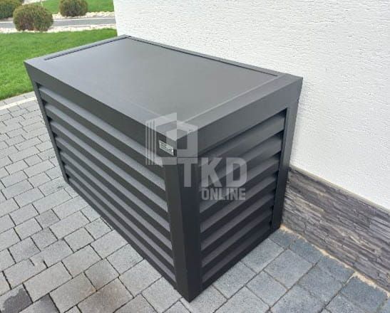 Osłona klimatyzatora - pompy ciepła 110x40x90 cm antracyt TKD175 zdjęcie 2