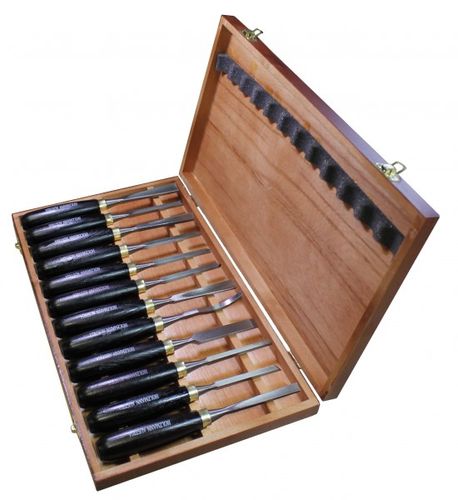 ZESTAW DŁUT dłuta do drewna dłutarek SCH12TLG rzeźbiarskie rzeźbienia 12szt na Arena.pl