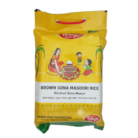 Ryż brązowy Brown Sona Masoori Rice Telugu Foods 4,54kg
