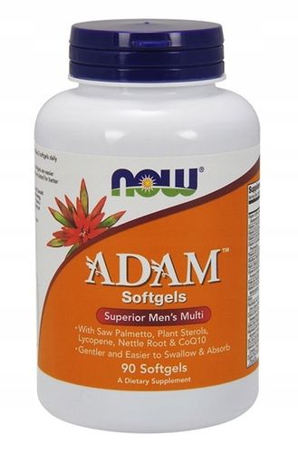 NOW Foods ADAM Multi Witaminy i Minerały dla Mężczyzn USA Witalność 90vcaps na Arena.pl