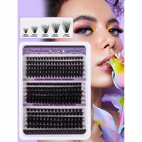 270 SZT SAMODZIELNEGO PRZEDŁUŻANIA RZĘS D CURL CLUSTER IN LASHES PREMIUM na Arena.pl