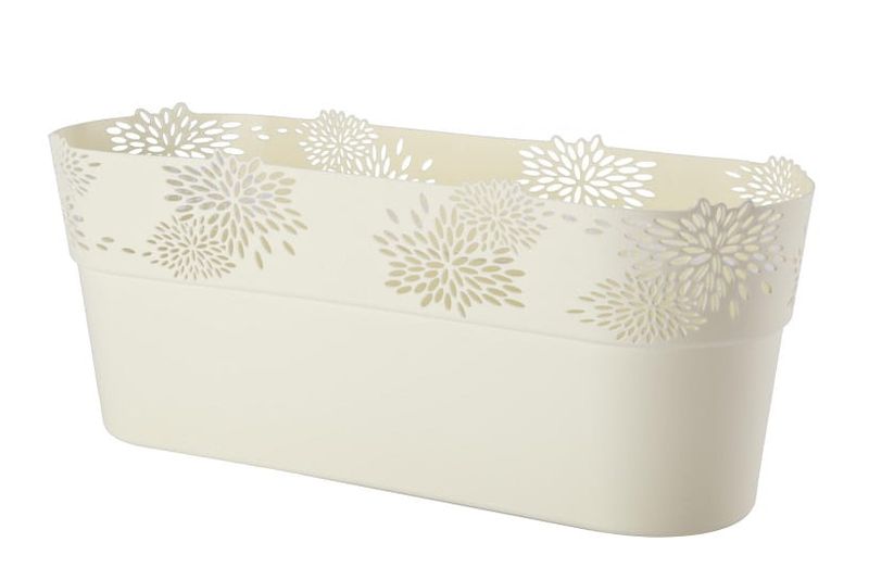 OSŁONKA OWALNA ASTER 32 CM KREM zdjęcie 1