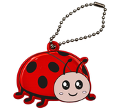 LUMI Breloczek BIEDRONKA zawieszka brelok odblaskowy odblask dziecka psa