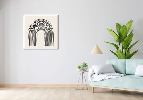 Plakat 80x80cm Symetria Łuku na Arena.pl