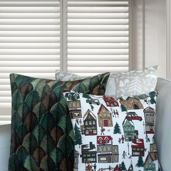 Poduszka aksamitna ŁUSKA zdjęcie 3