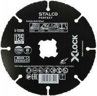 2X TARCZA DO CIĘCIA Z WĘGLIKÓW SPIEKANYCH X-LOCK STALCO