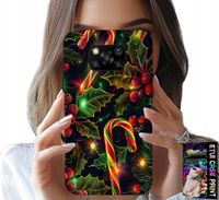 ETUI DO XIAOMI POCO X3 - LASKA CUKROWA, JEMIOŁA, CHOINKA + SZKŁO